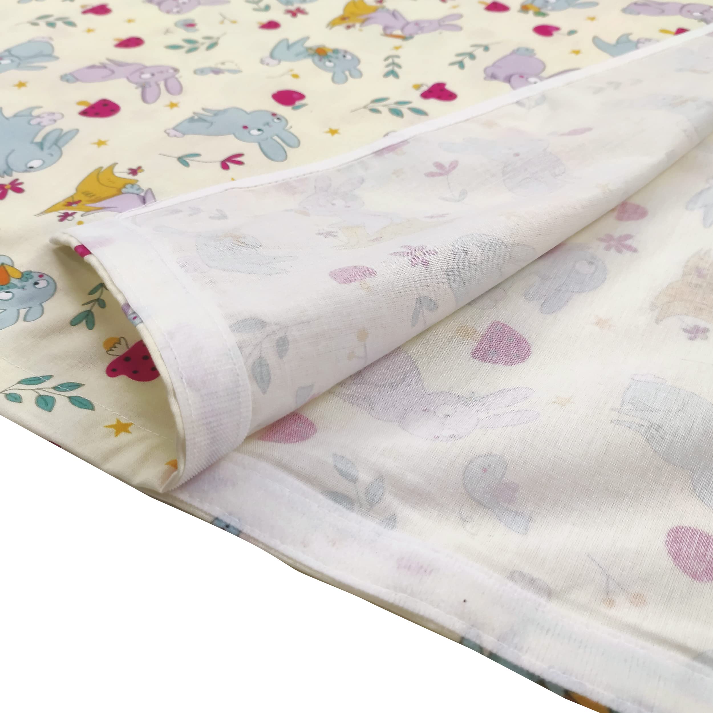 Sacco Nanna Ricamato per Bimbo e Bimba da 2 a 6 Anni - Tessuto Trapuntato 100% Cotone - Made in Italy (Sacco Nanna coniglietti