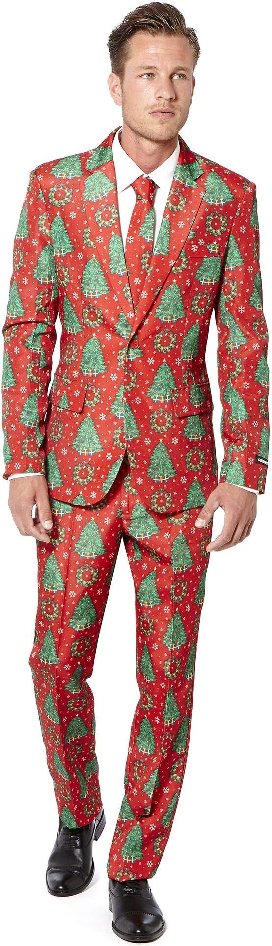 CHRISTMAS RED AD SUIT XL 46-48