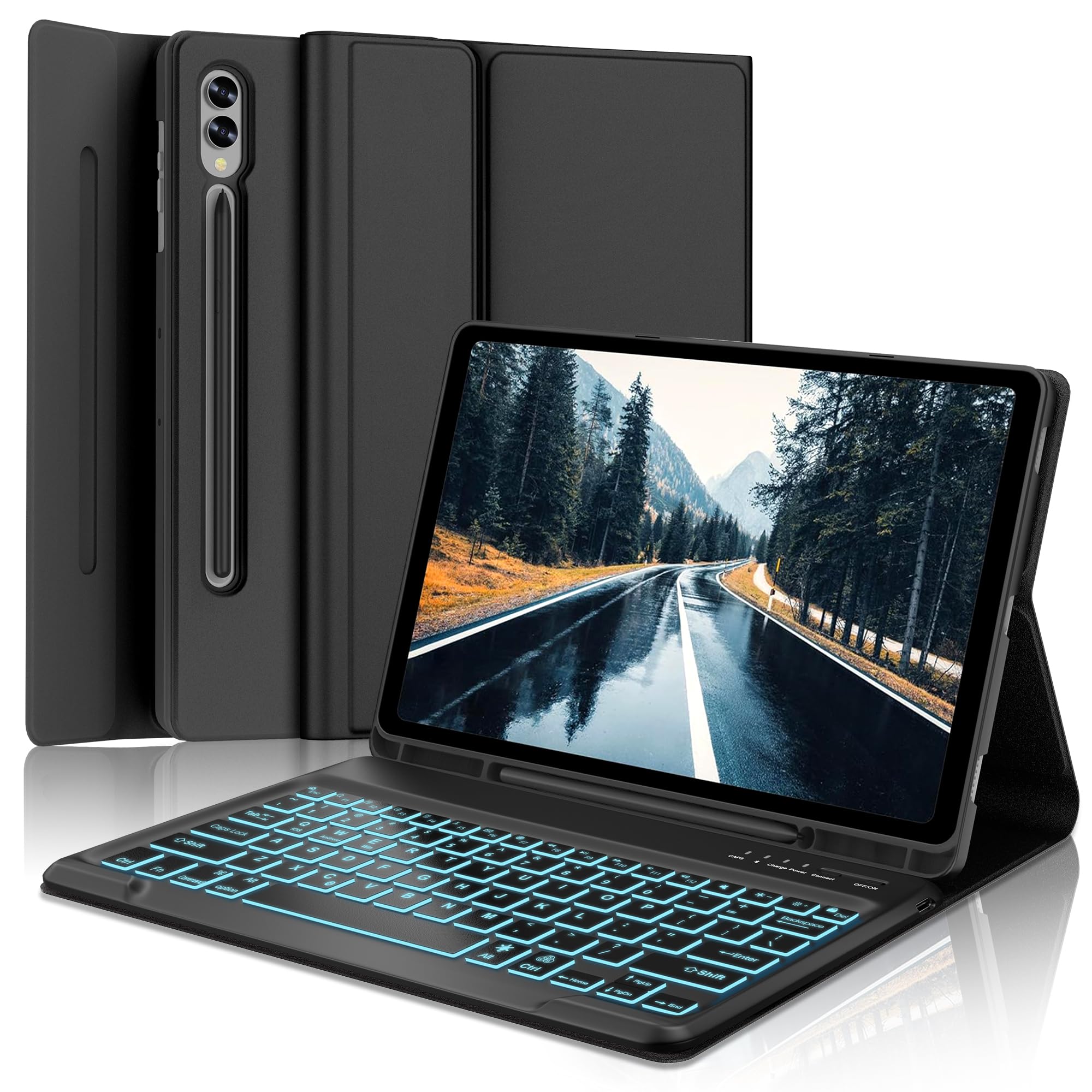 Amazon.com: Keyboard Case for Galaxy Tab S10 Plus/S9 Plus/S9FE