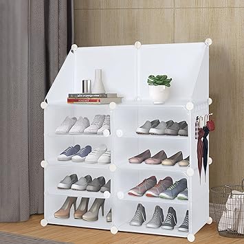 Amazon Krison シューズボックス 扉付き 組み立て式 シューズラック シューズ ケース 下駄箱 収納棚付き Diy フック付き ドア透明 取って付き 靴箱 靴収納ボックス ブーツ収納 防塵 防汚 防水 かび対策 大容量 おしゃれ玄関収納 White 下駄箱 シューズキャビネット