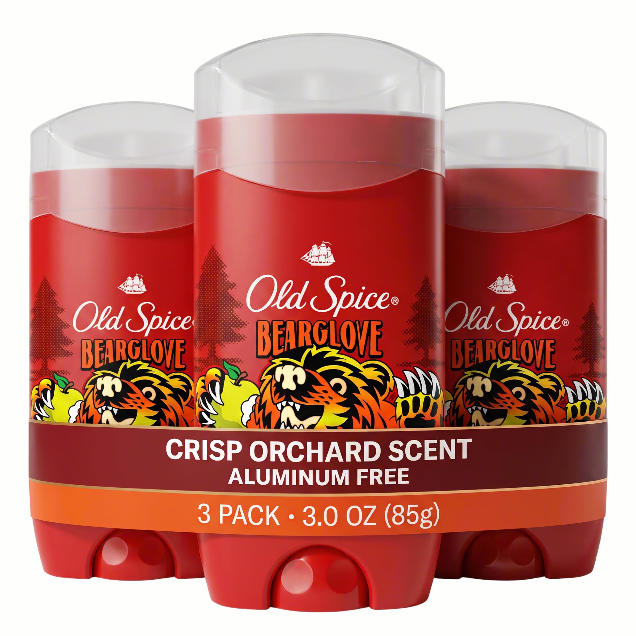 Photo 1 of Old Spice Bearglove Deodorant for Men, 3 oz (3-Pack)