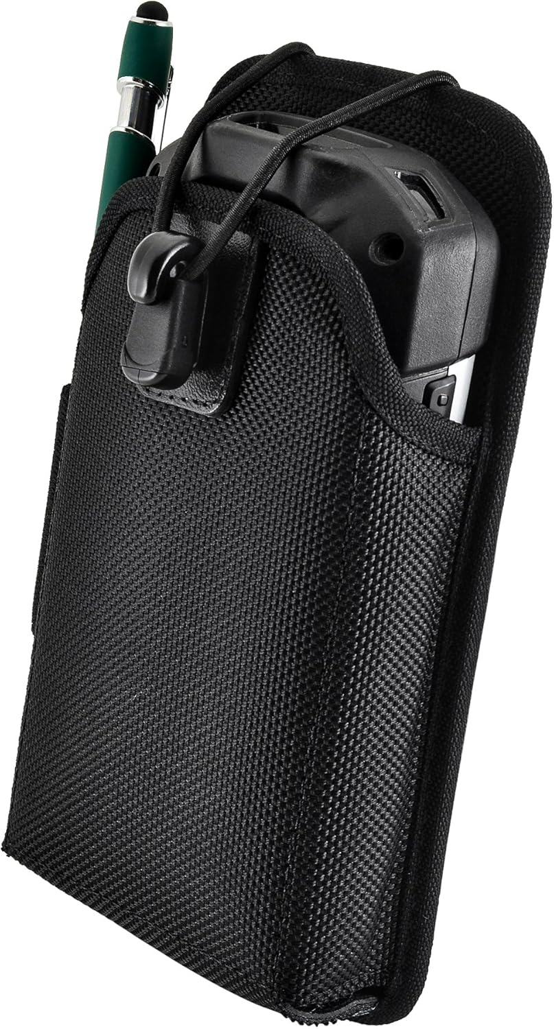 Prоmо 40% оƒƒ Turtleback Mobile Computer Case Made for Zebra Motorola TC70 TC700H Touch Computer Nylon Holster, 2 Belt Clips (Metal Clip & Belt Loop) Scanner Holder Fits Devices 6 5/8 X 3 1/2 X 1 1/4