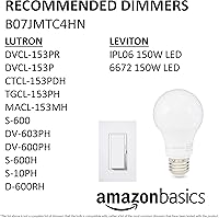 Vista 12 de Yaxa Basics - Bombillas LED, eficientes energéticamente 6 W, equivalente a 40 vatios, base estándar E26, 2700 K, regulable, 10,000 horas