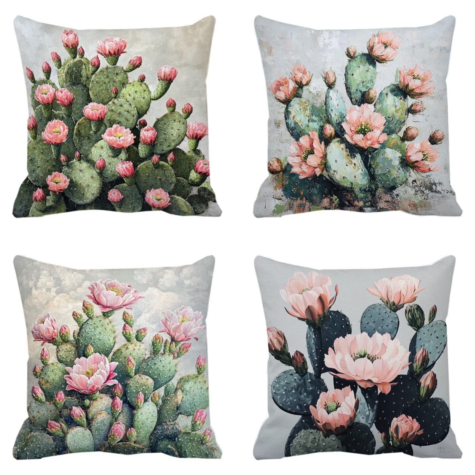 Housse coussin 45x45cm lin décoration maison salon et extérieur étanche