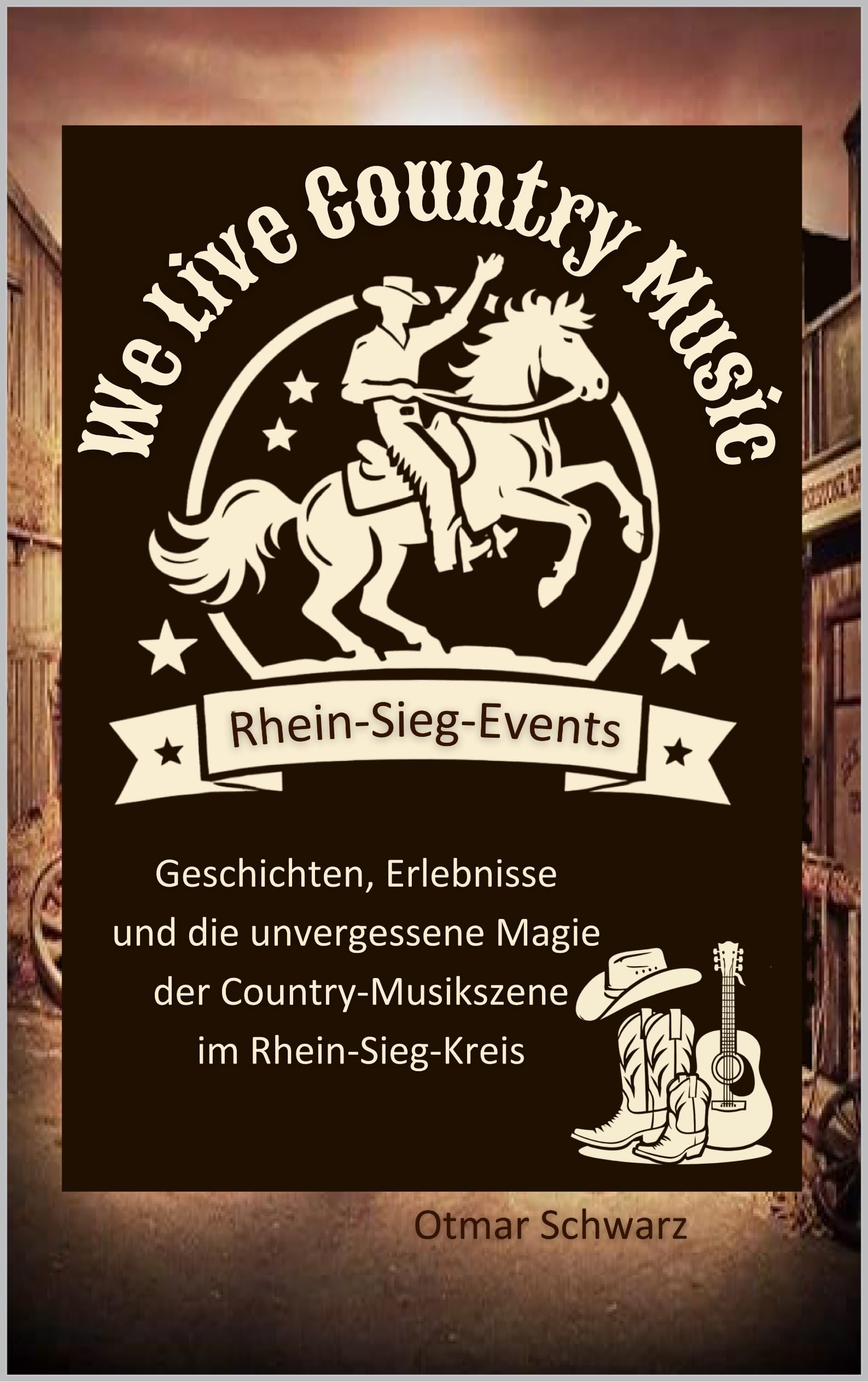 Livre country music We Live Country Music ouvrage historique allemand