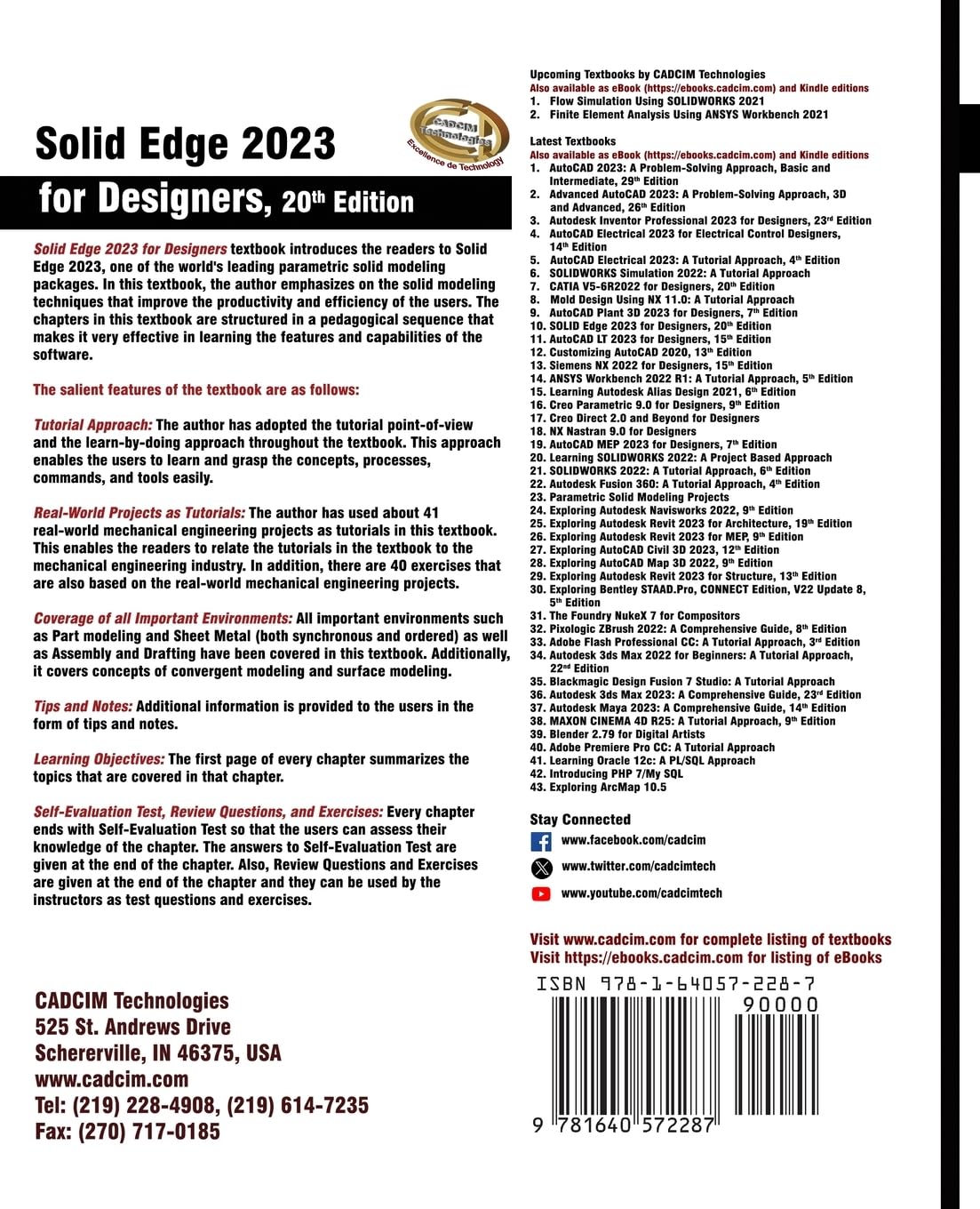 Solid Edge 2023 for Designers, 20th Edition