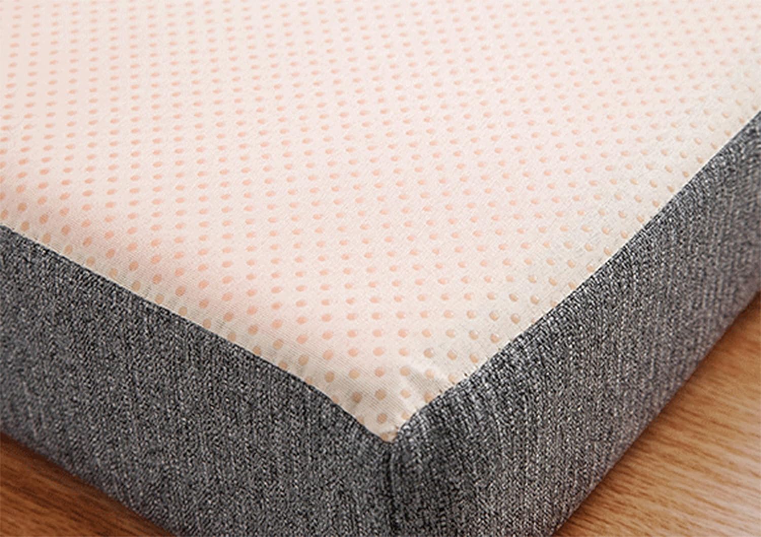 Round Seat Pads Chair Cushion For Dining Chairs Kitchen Garden Chairs Zipped Removable Cover Indoor Outdoor Seat Cushions Living Room Patio Office Shop,50x50x8cm,Grey
