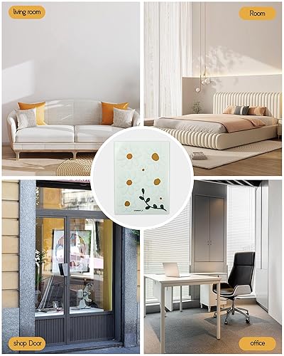 Miniatura 7 de 96 calcomanías de pared con patrón de margaritas, calcomanías de pared de margaritas blancas, calcomanías florales para niños y niñas, guardería,