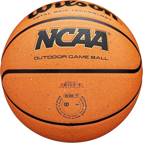 Miniatura 6 de WILSON Balones de baloncesto para exteriores de la NCAA, color naranja, talla 6 y talla 7