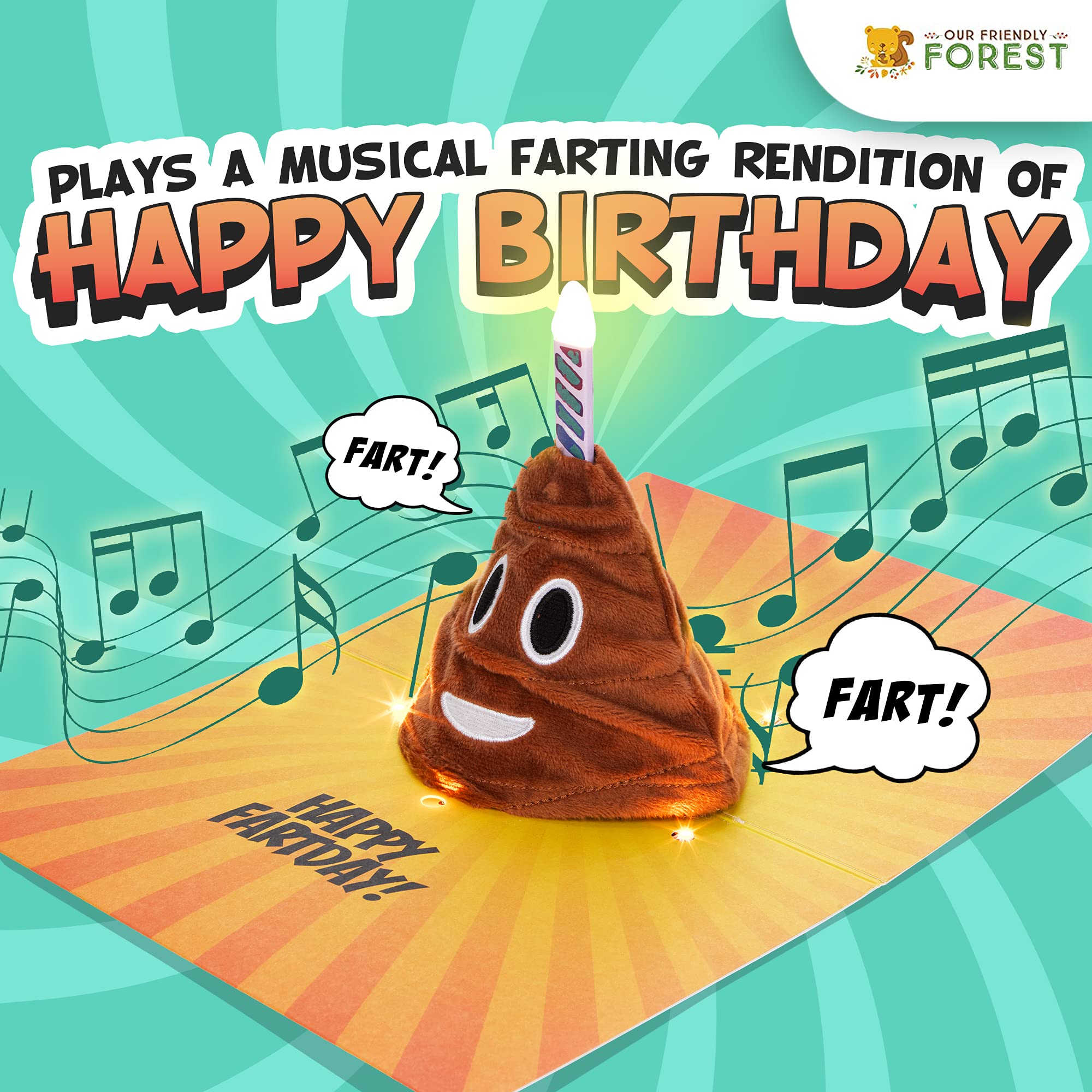 Emoji Happy Birthday Card Play & Sings a Hilarious Version of the