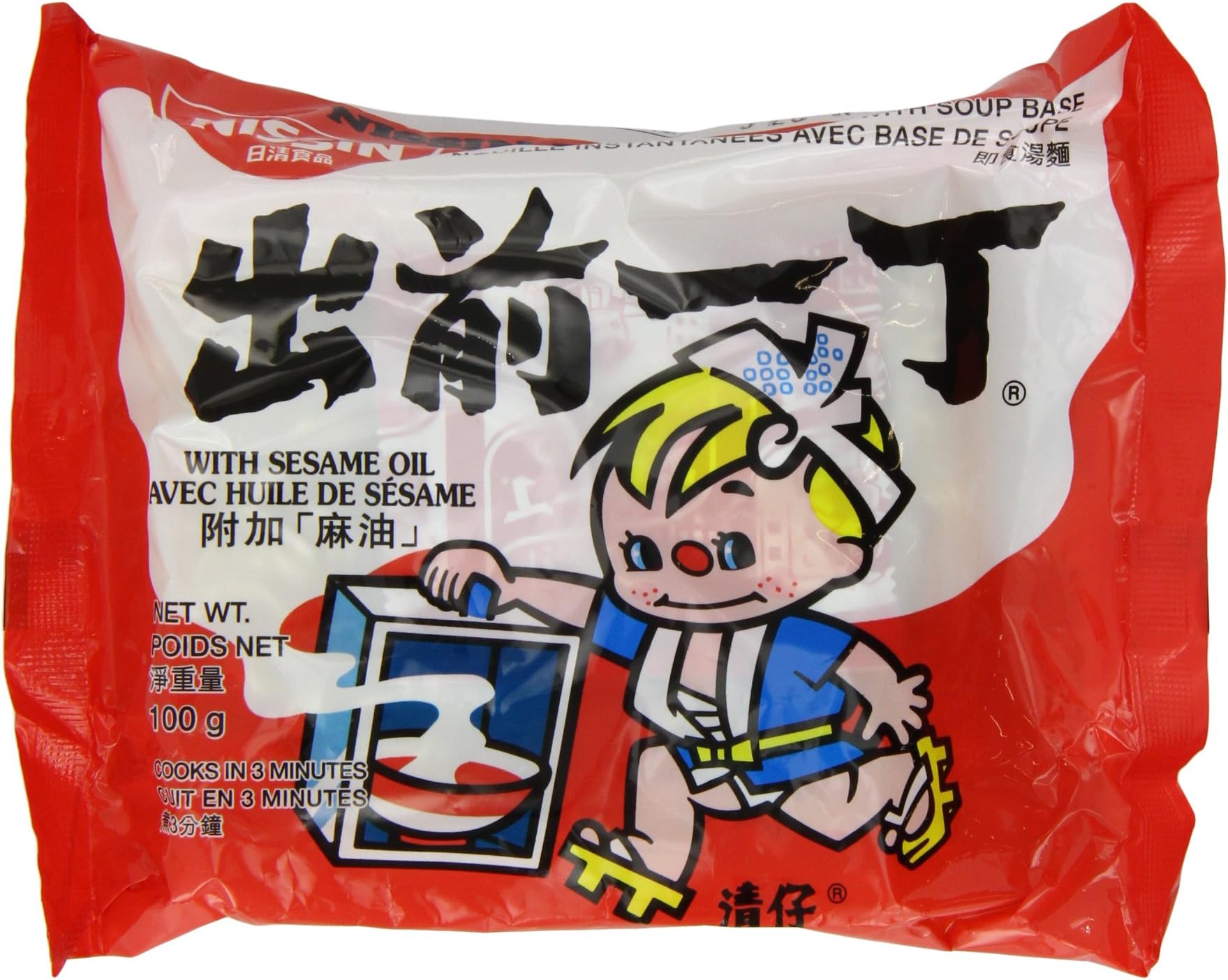 Sesame Oil Instant Noodles 100 g (Pack of 10)
