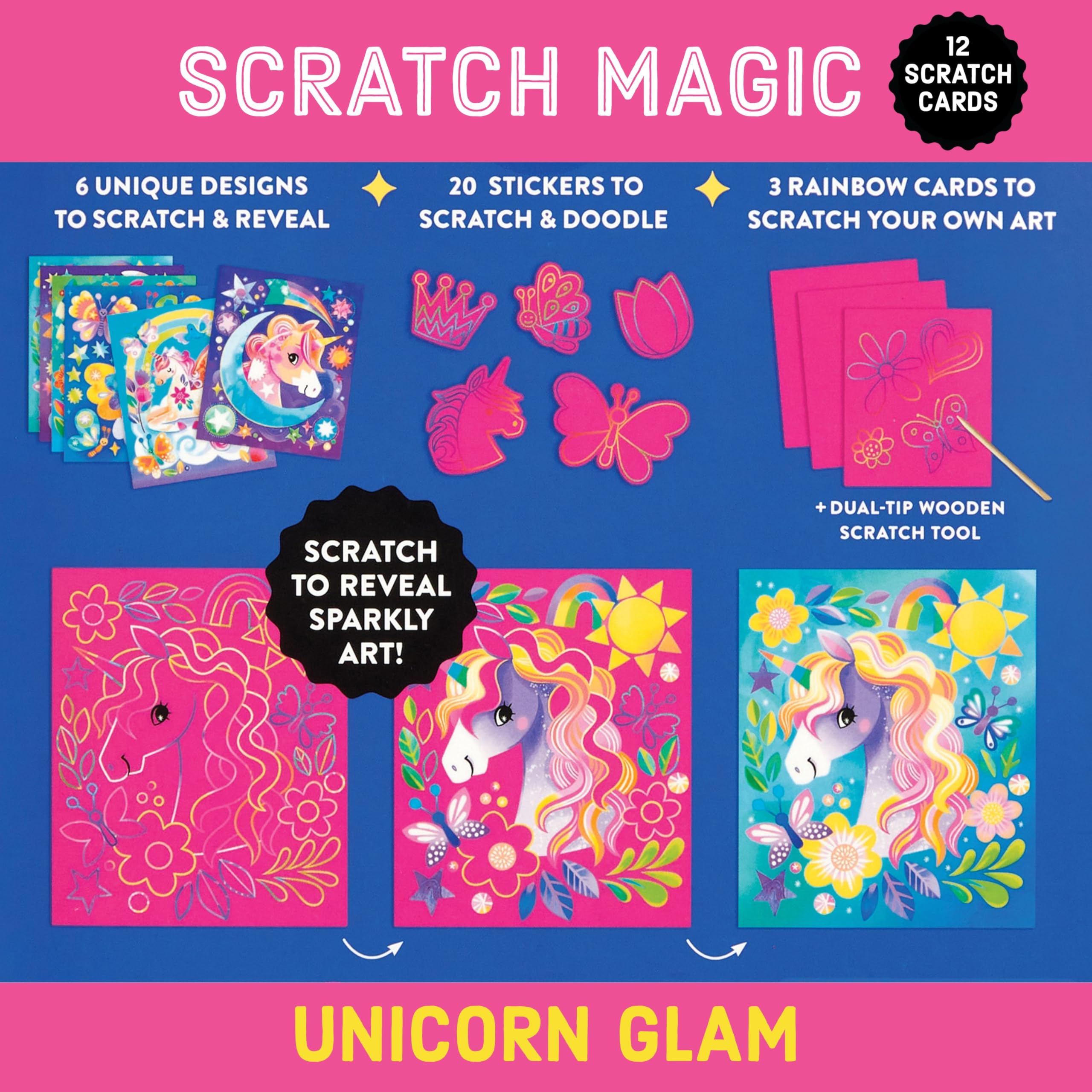 DJ Marty sneak MIX 6枚セット Amazon.com: Mudpuppy Unicorn Magic - Scratch & Sparkle Art