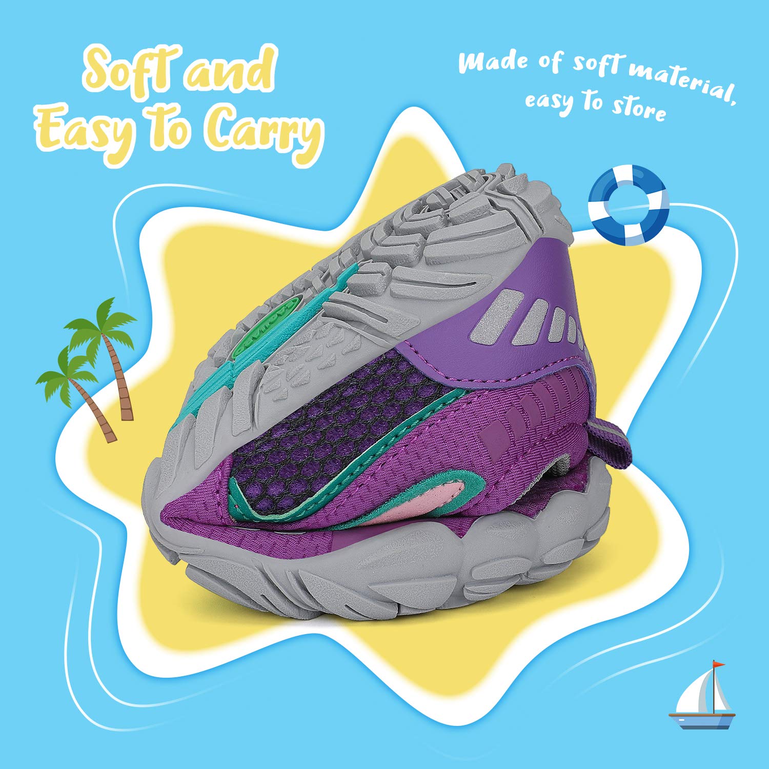 Saguaro Zapatos de Trail Niños Niñas Zapatos Deportivos Transpirable Antideslizante