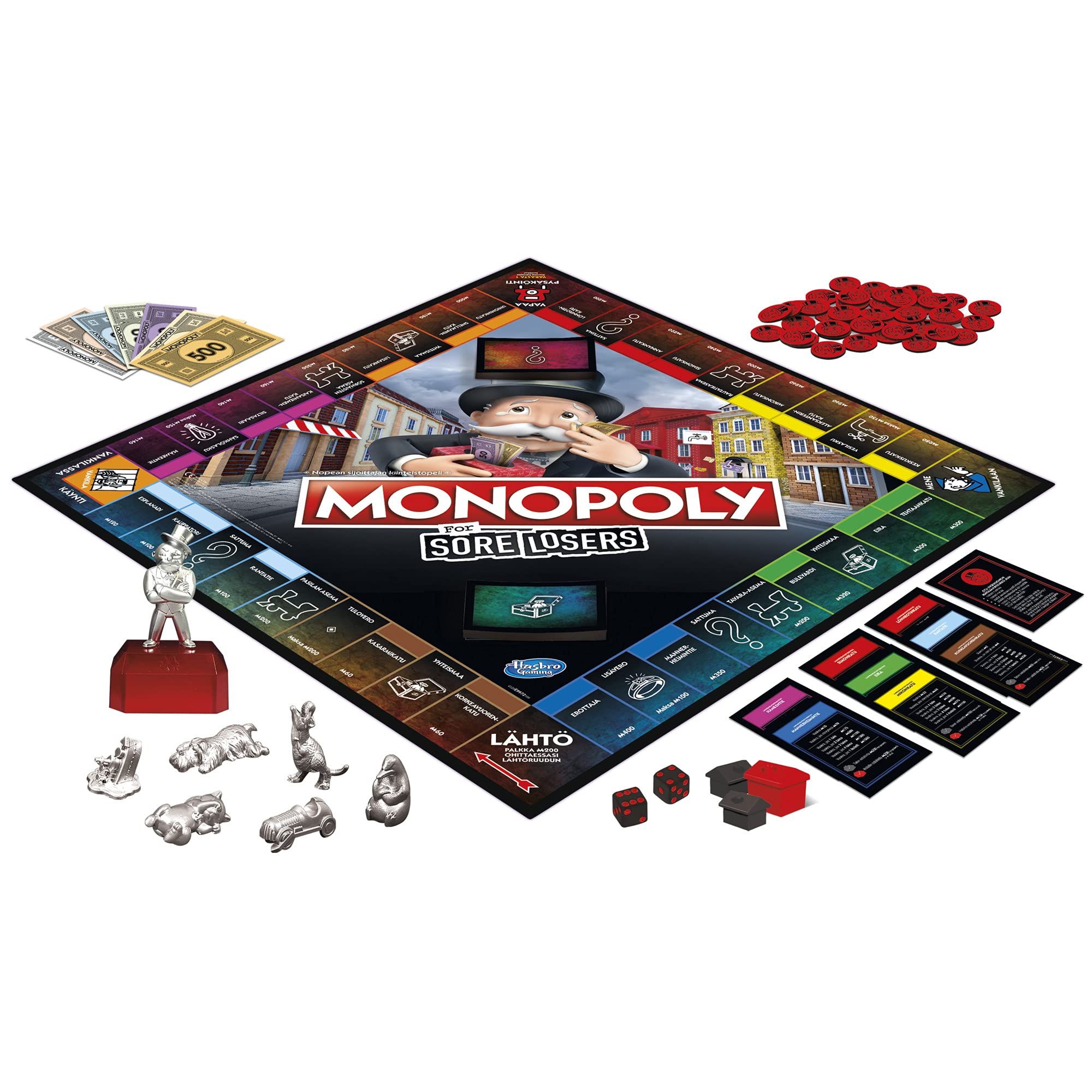 Monopoly Gra planszowa For Sore Losers od 8 lat (Finnish)