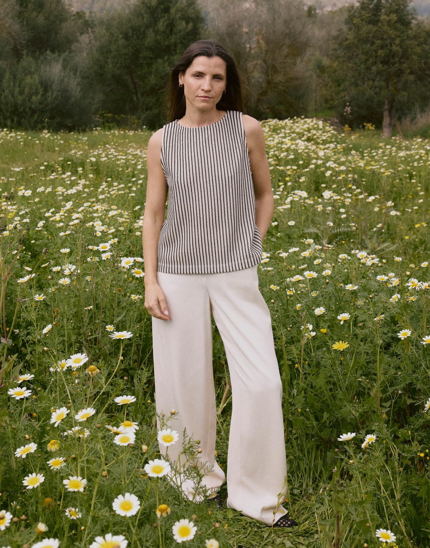 OPUS Damen Wide Leg Pants | Schlupfhose MAROU TRAVEL aus leichtem Viskose Twill