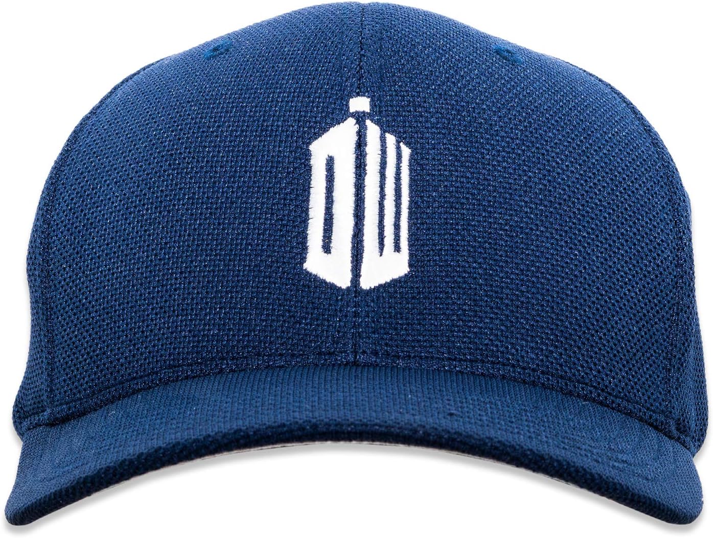 DW Police Box Silhouette Embroidered Adult Cool & Dry Sport Cap Hat