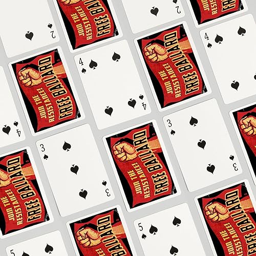 Miniatura 4 de Lantern Press Free Ballard! (52 Playing Cards, Poker Size Card Deck with Jokers)