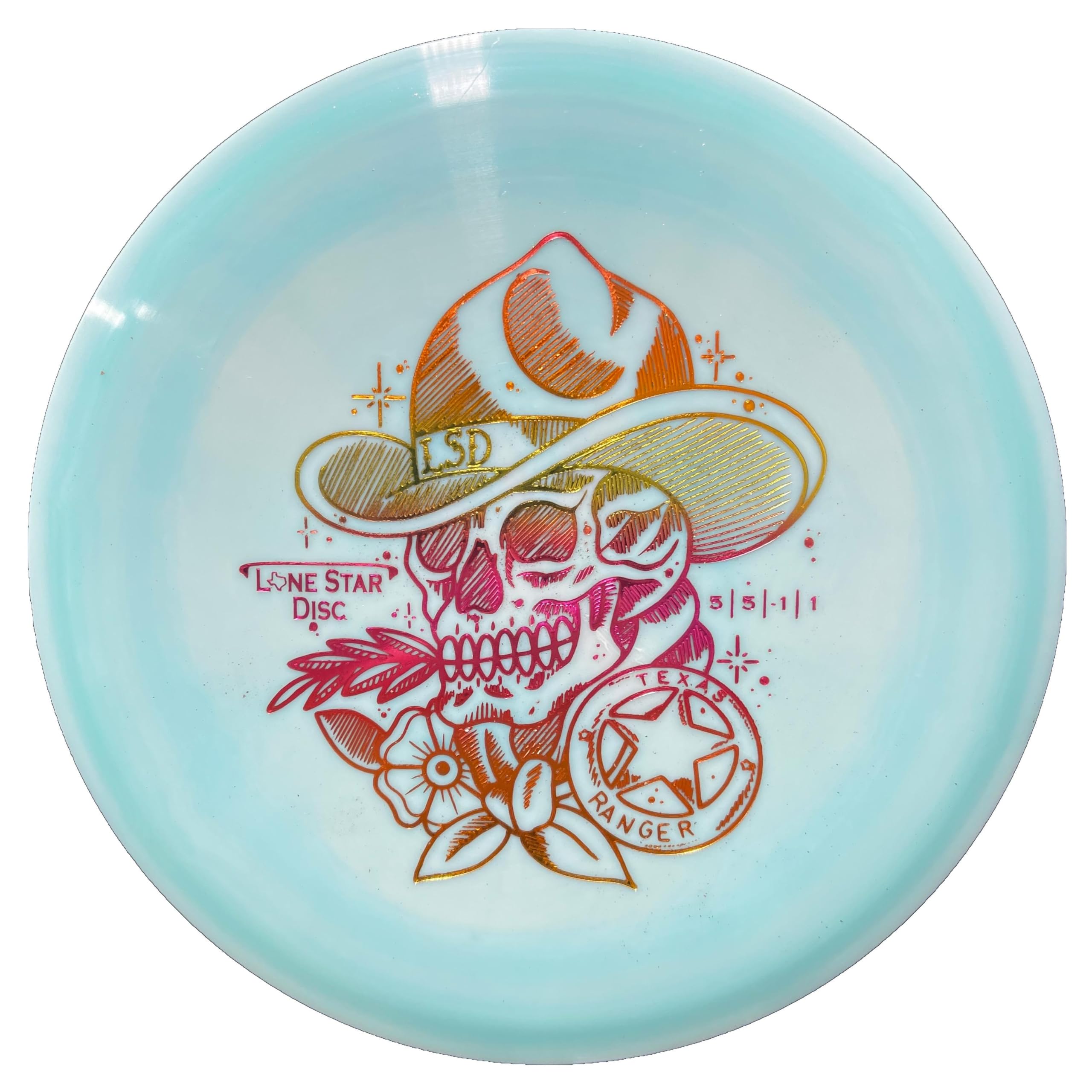 Lone Star Disc Bravo Texas Ranger | Straight Disc Golf Midrange | Artist Stamp 170g+ | Durable & Smooth Premium Plastic | Versatile Straight Midrange for All Skill Levels | Colors May Vary