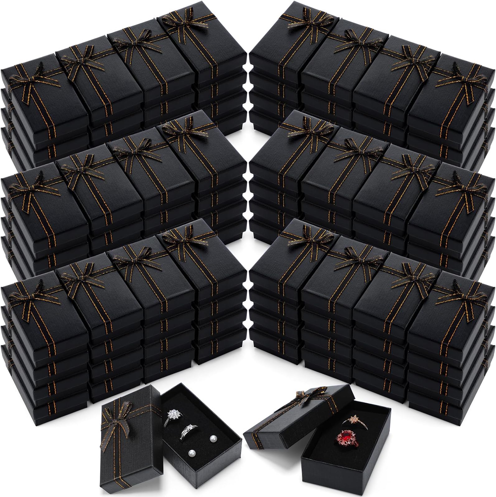 Small Cardboard Jewelry Gift Boxes 2 x 3.1 x 1.1 Inches Earring Boxes for Jewelry Gift Rings Earring Necklaces