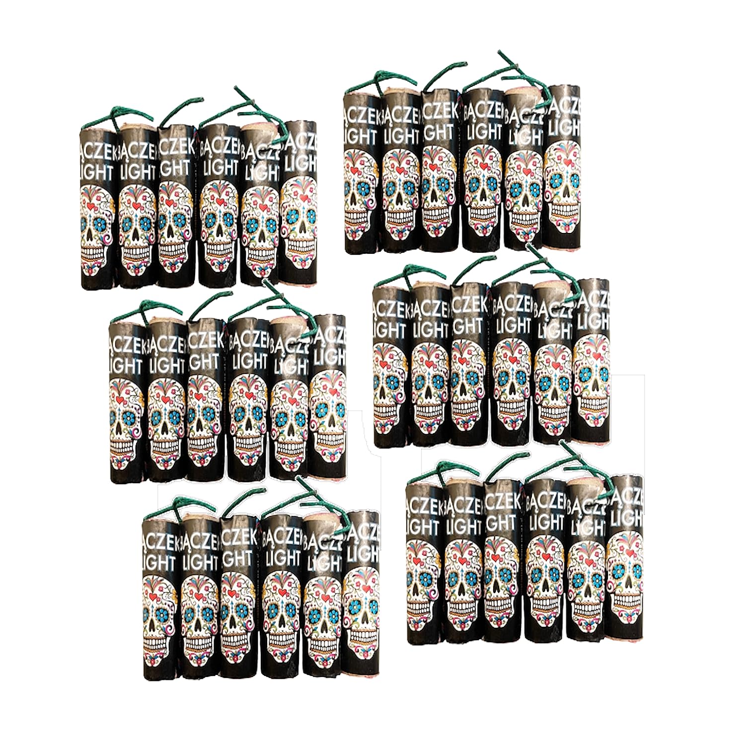 H2i Vulkan Mix 24er Set – 5 Sorten, F1 Kinderfeuerwerk, Für Silvester, Halloween & Partys