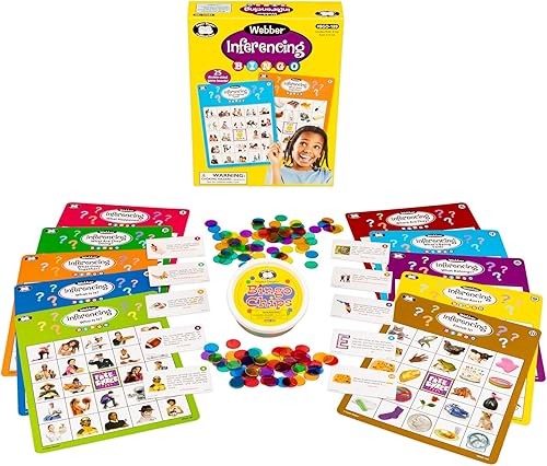 Miniatura 2 de Super Duper Publications | Juego de bingo de inferencia | Habilidades sociales, categorías, rimas, acciones, causa y efecto, ocupaciones | Recurso