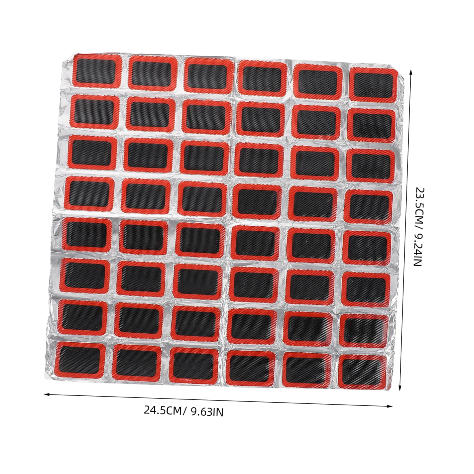 Yardwe 2-Pack Self-Adhesive Tire Patches 48 Pieces 25mm Cycle Repair Kit for Outdoor Riding Emergency Accessory for Mountain Road Bikes