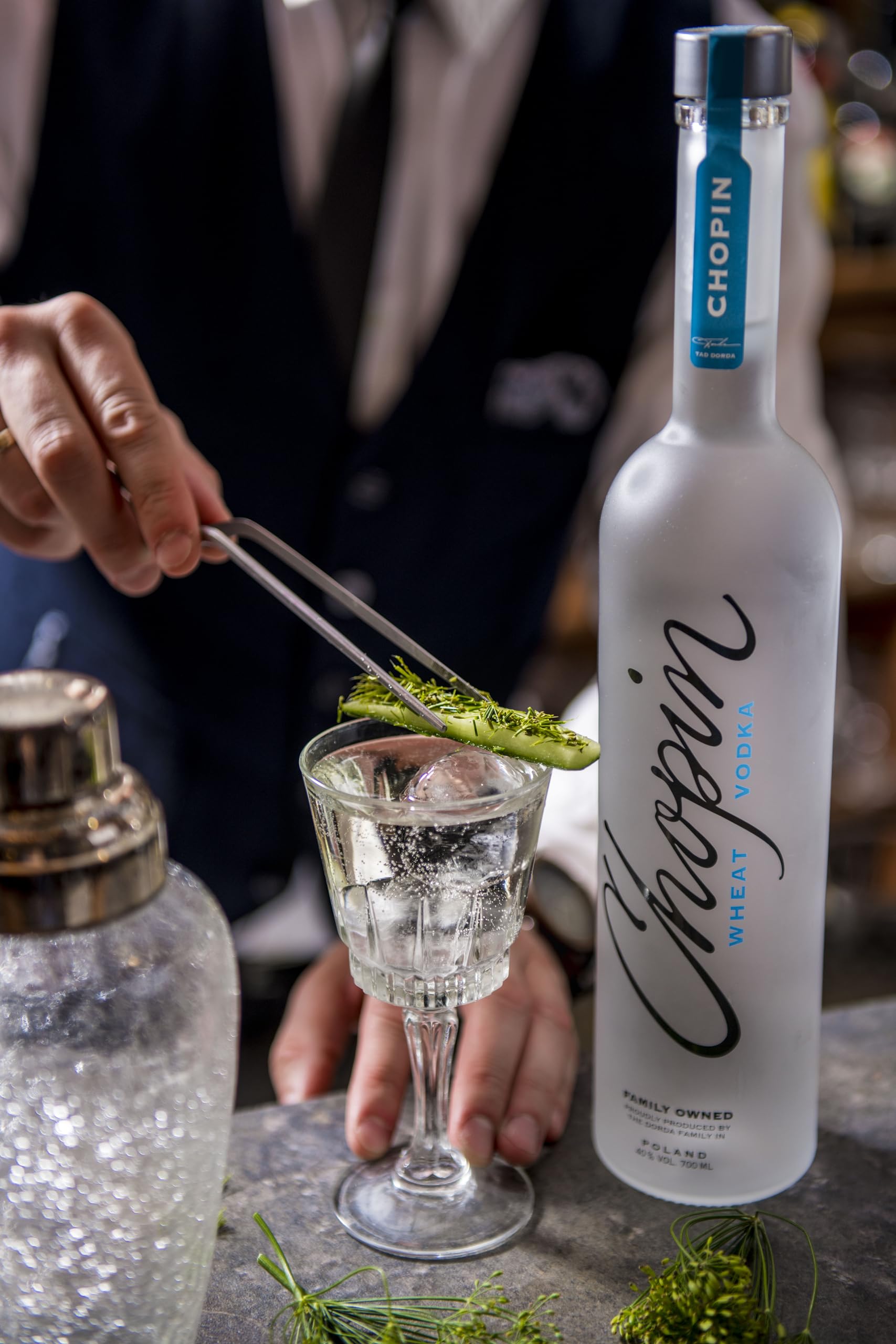Chopin Wheat Vodka – Polnischer Single-Ingredient Premiumvodka auf Weizen- Basis (1 x 0,7l)