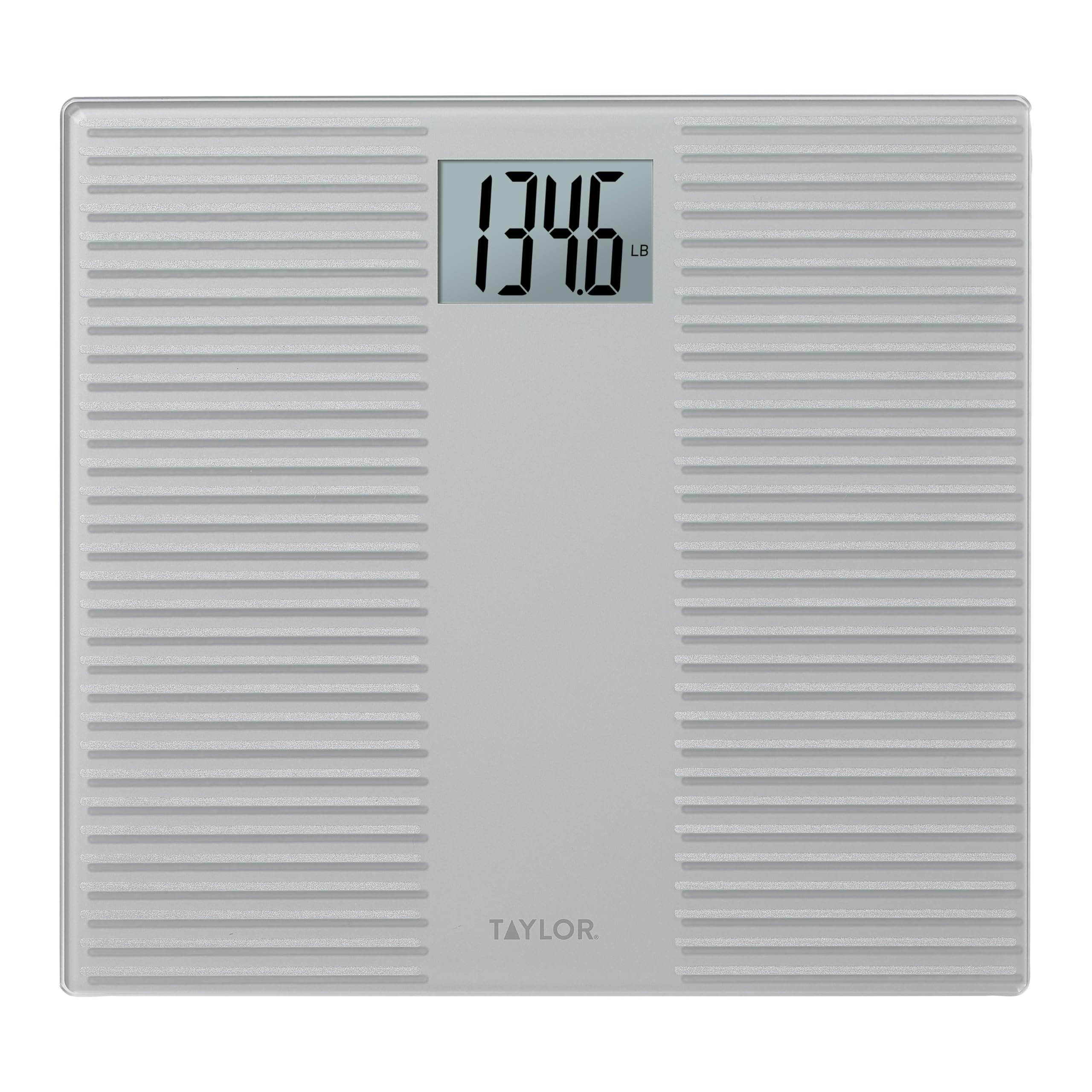 Taylor Digital Bath Scale Durable Anti-Slip Silicone Platform All Grip No Slip Safe Easy to Read Weight Measurements