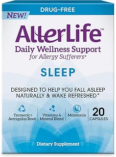 Sleep Capsules, Daily Allergy Supplements & Sleep Aid, 20-Count