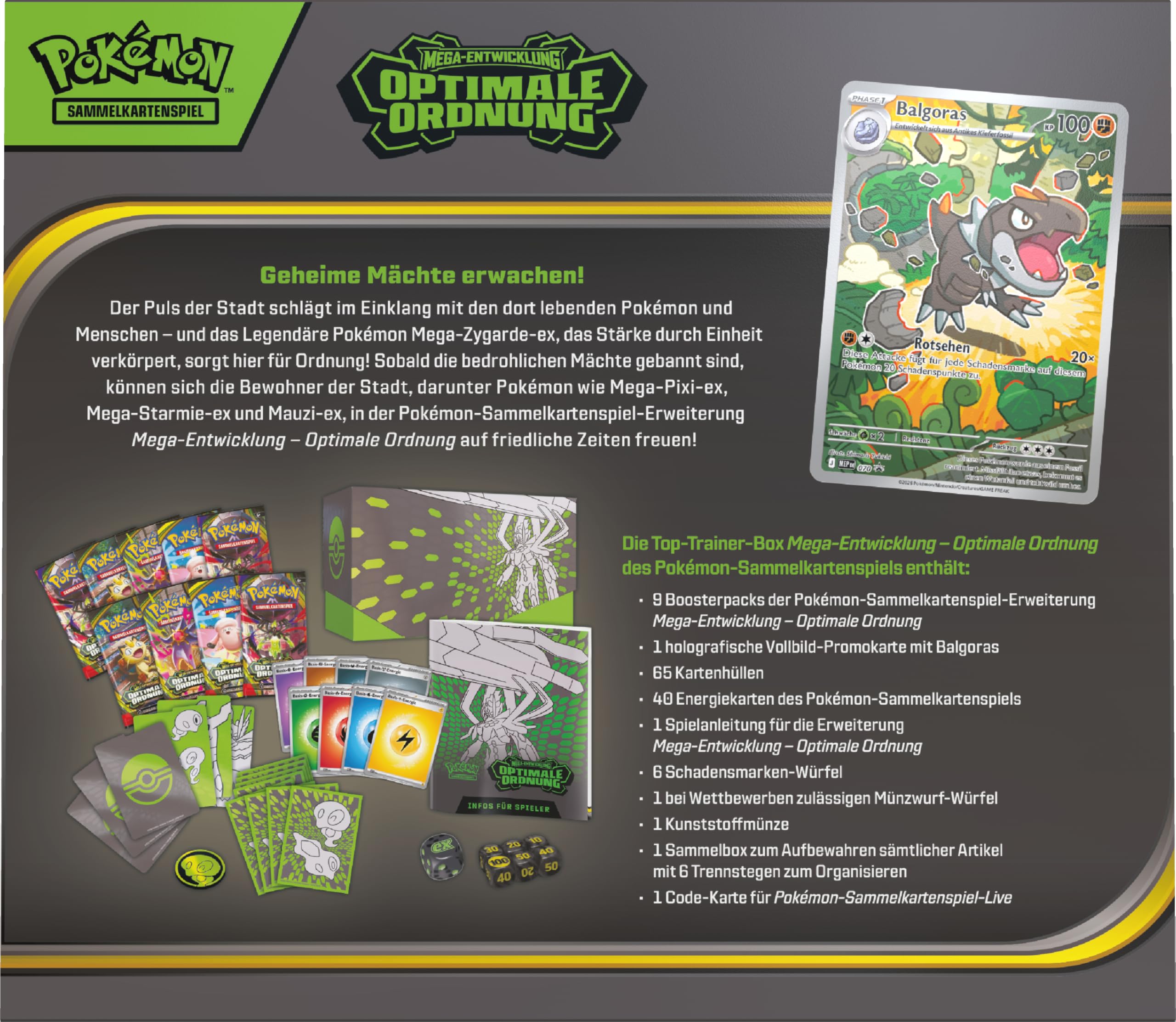 Pokémon (Gioco di carte collezionabili), PKM ME03 Top-Trainer-Box