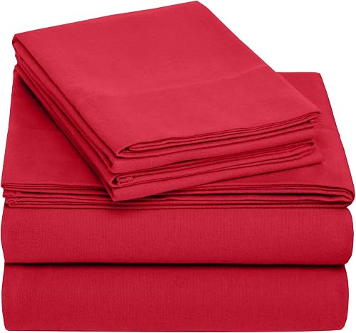 Amazon Brand Pinzon Cotton Flannel Bed Sheet Set