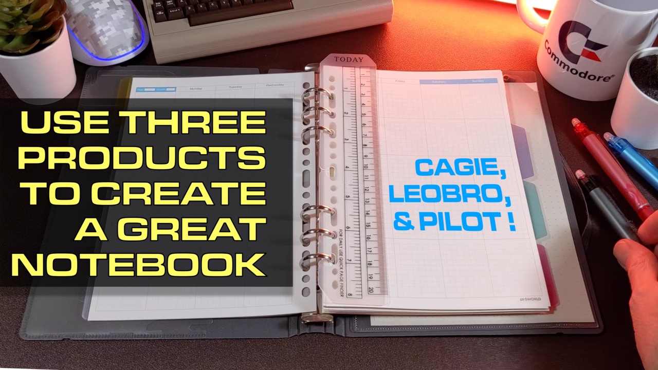 Watch Use These Three Products to Create a Useful Notebook on Amazon Live