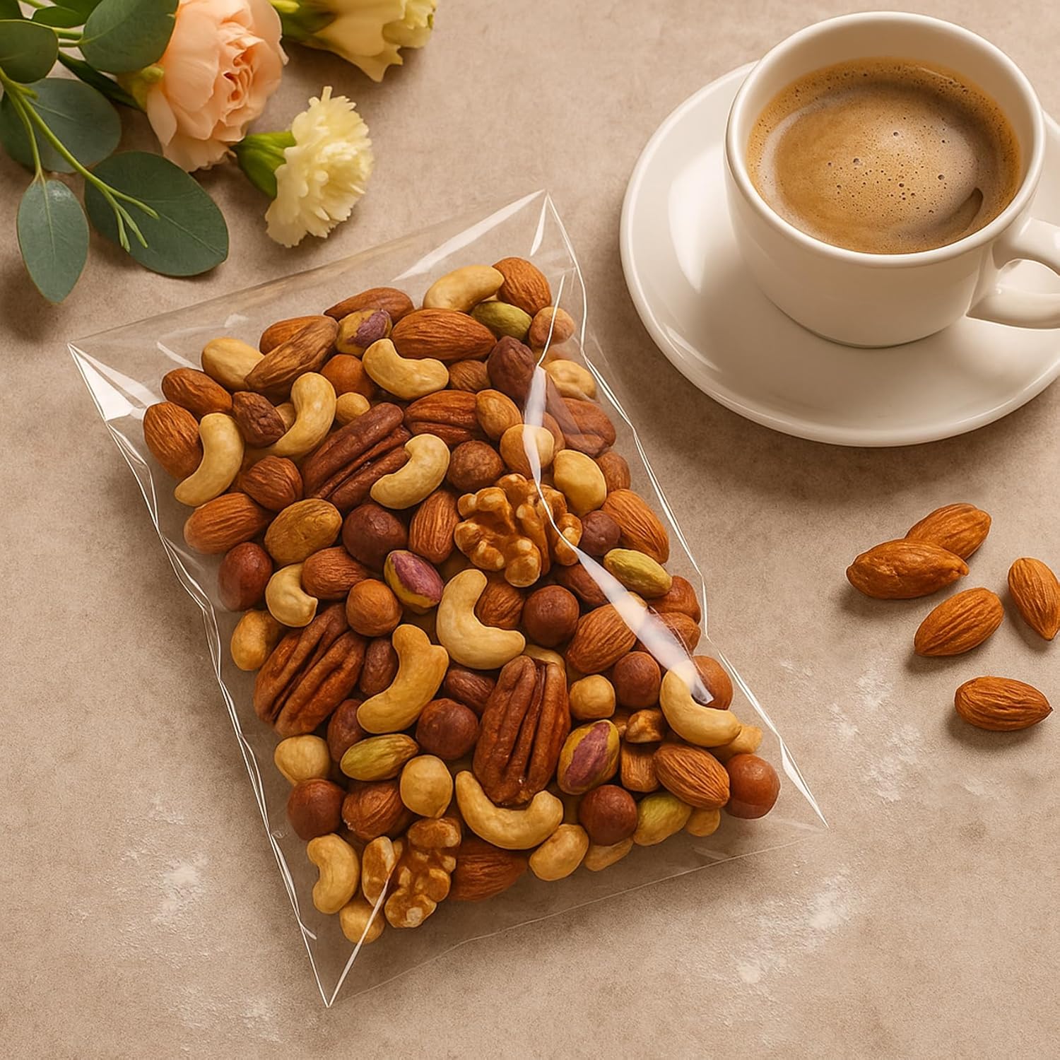 Morepack Self Sealing Cellophane Bags,7x10 Inches 200 Pcs Clear Resealable Cellophane Bags for Packaging Cookies, Favors and Products - Image 7