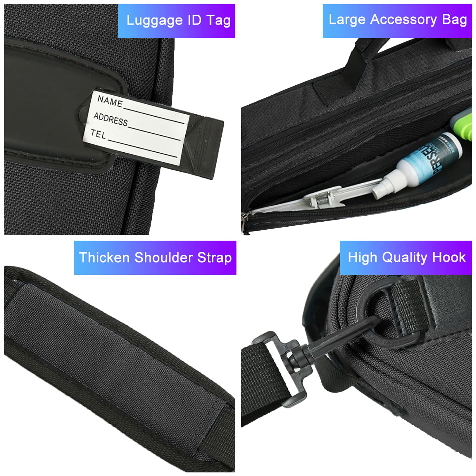 Amazon.com: Vilihkc 17 Hole Flute Case Oxford Cloth Carrying