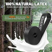 Vista 3 de Pull Up Bands, Resistance Bands, Pull Up Assistance Bands Set for Men & Women, Exercise Workout Bands for Working Out, Body Stretching, Physical