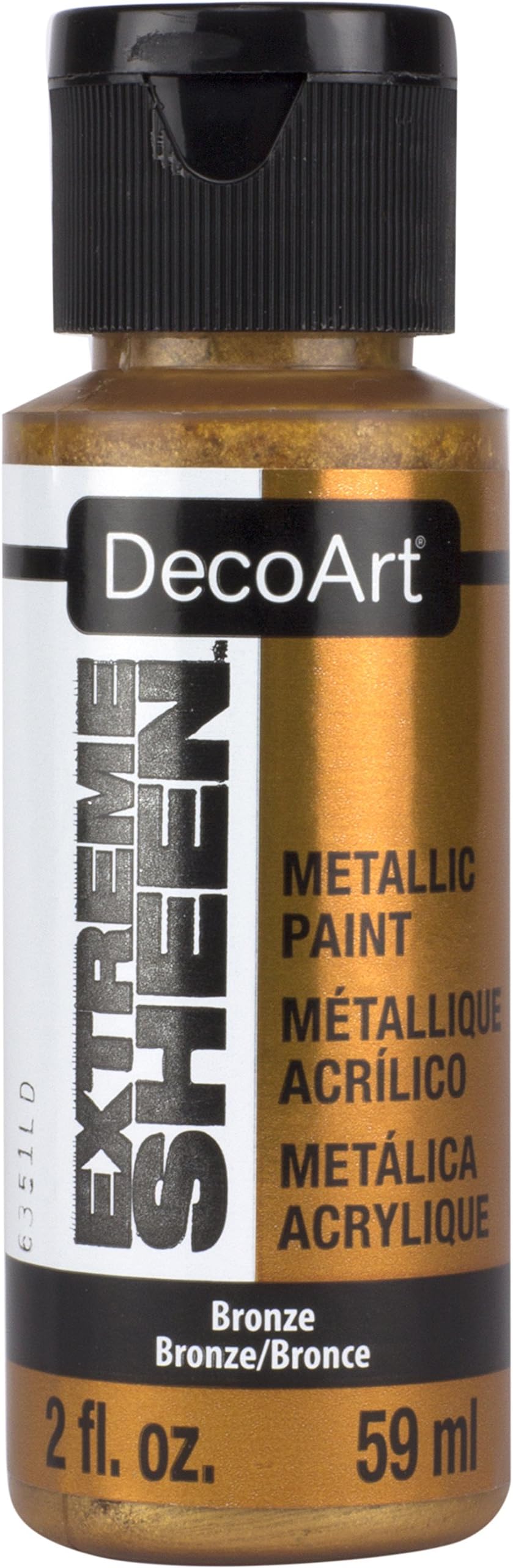 DecoArt Extreme Sheen Bronze Metallic Acrylic Paint, 2 Fl. Oz. Bottle (Pack of 1)