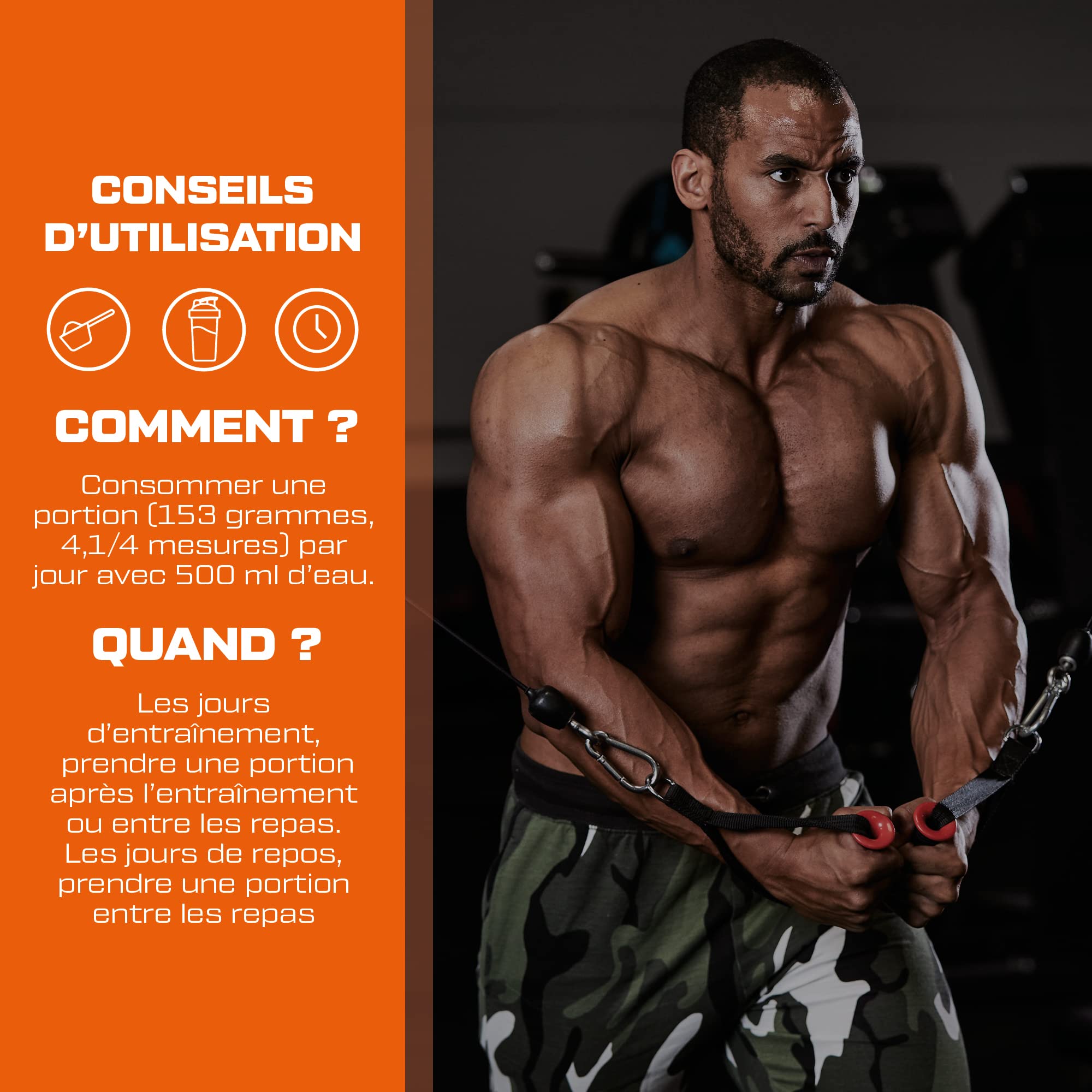 Scitec Nutrition Jumbo Hardcore - Gainer, matrice protéinée et glucidique | Riche en protéines - Superaliments - Créatine et acides aminés - Sans gluten ni lactose - 5355 g, Chocolat