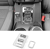 Vista 13 de para Bronco - Moldura de Control del Interruptor de Elevación de Ventana, 2 Piezas Cubierta del Panel de Ajuste del Espejo Retrovisor de la Consola