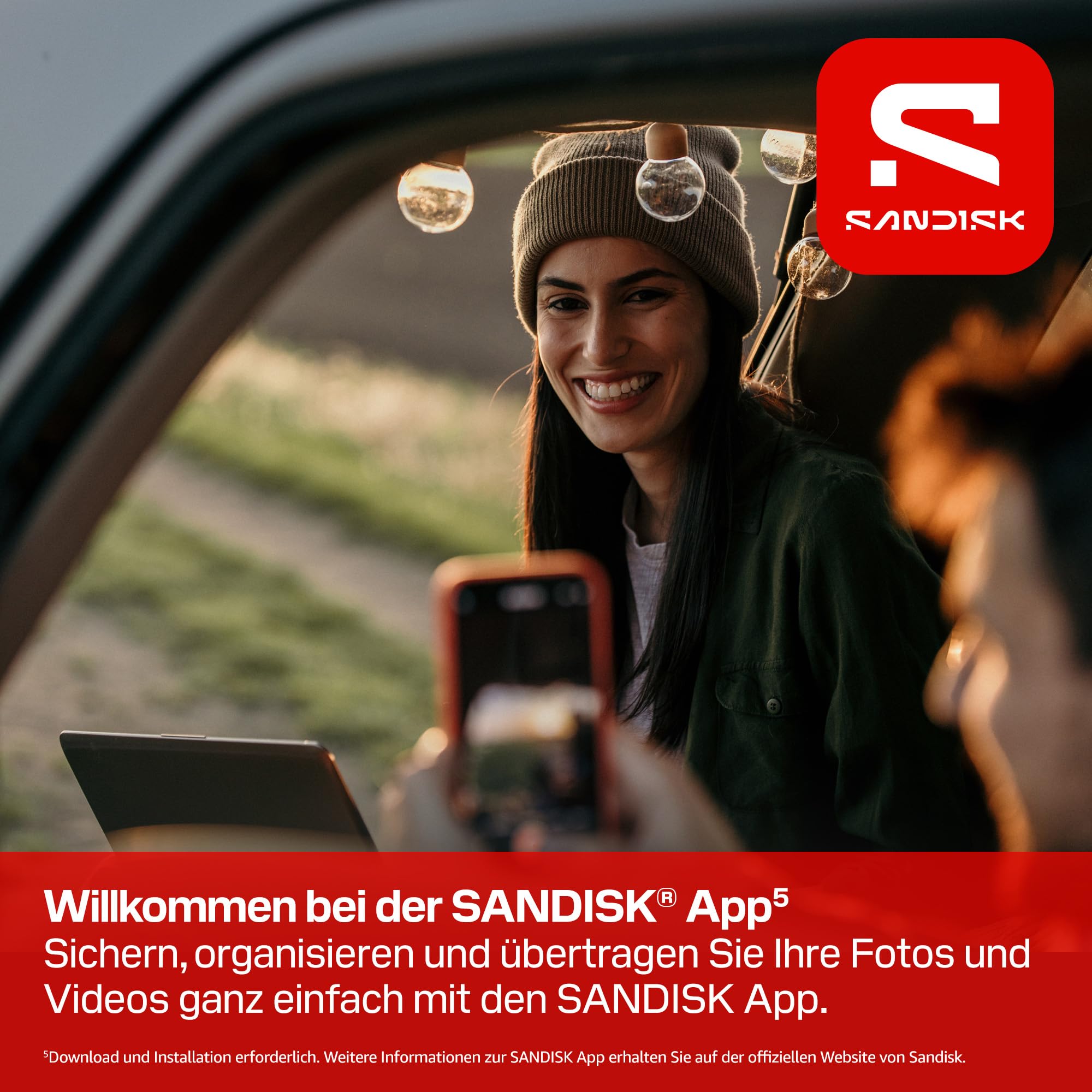 SANDISK Ultra microSDXC 128 GB, UHS-I-Karte + SD Adapter (bis zu 195MB/s Lesen, Full-HD-Video, V10, U1, C10, A1) Karte für Android-Smartphones oder -Tablets, Kameras und Laptops