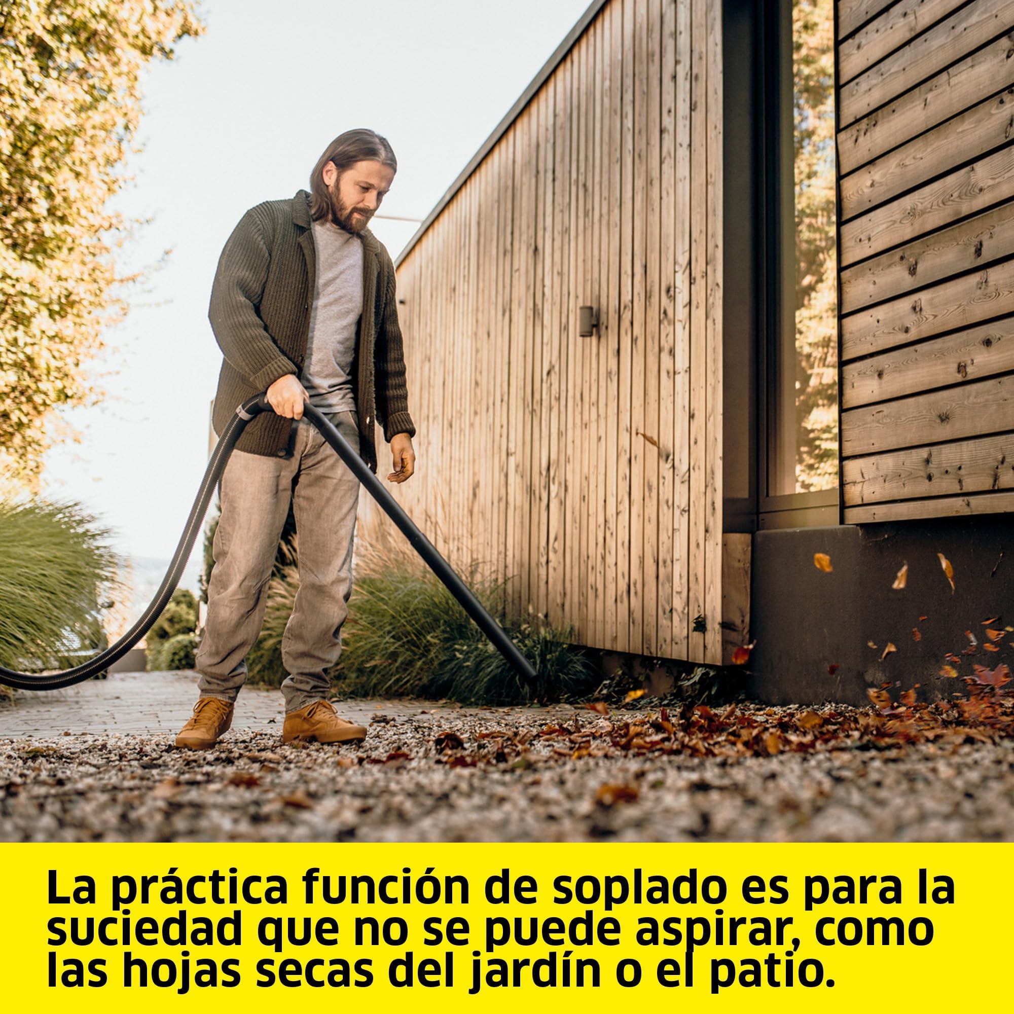 KÄRCHER, Aspirador en Seco y Húmedo WD 3 V 17/4/20, Enchufe, Filtro Cartucho, 1000 W, Depósito 17 l, Manguera aspiración 2 m, Cable 4m, Función de soplado