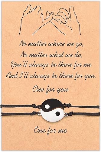 Tarsus Pinky Promise - Pulseras de relación a juego para amigos, pareja y familia