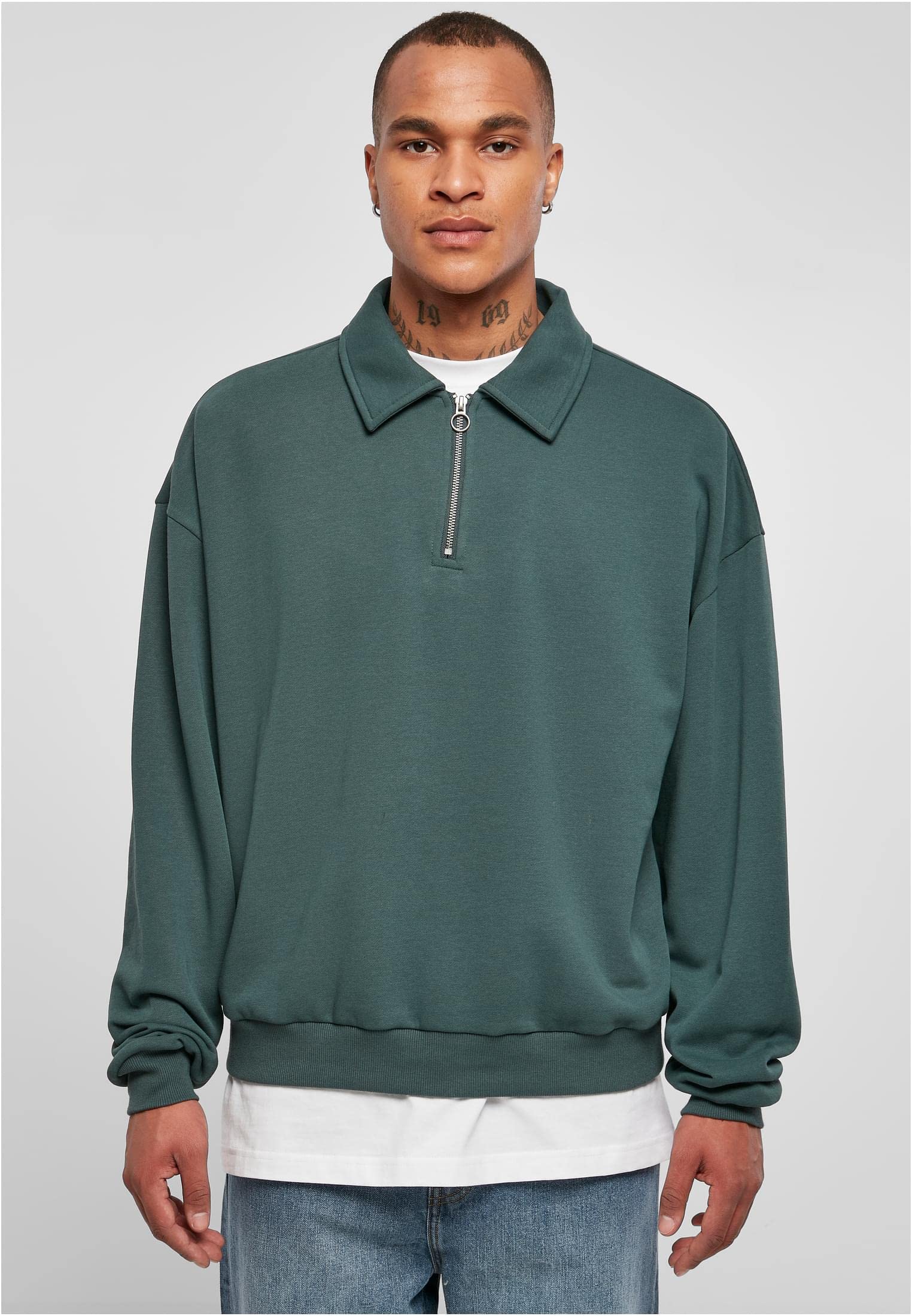 Urban Classics Koszula Mężczyźni Koszulka Collar Crew