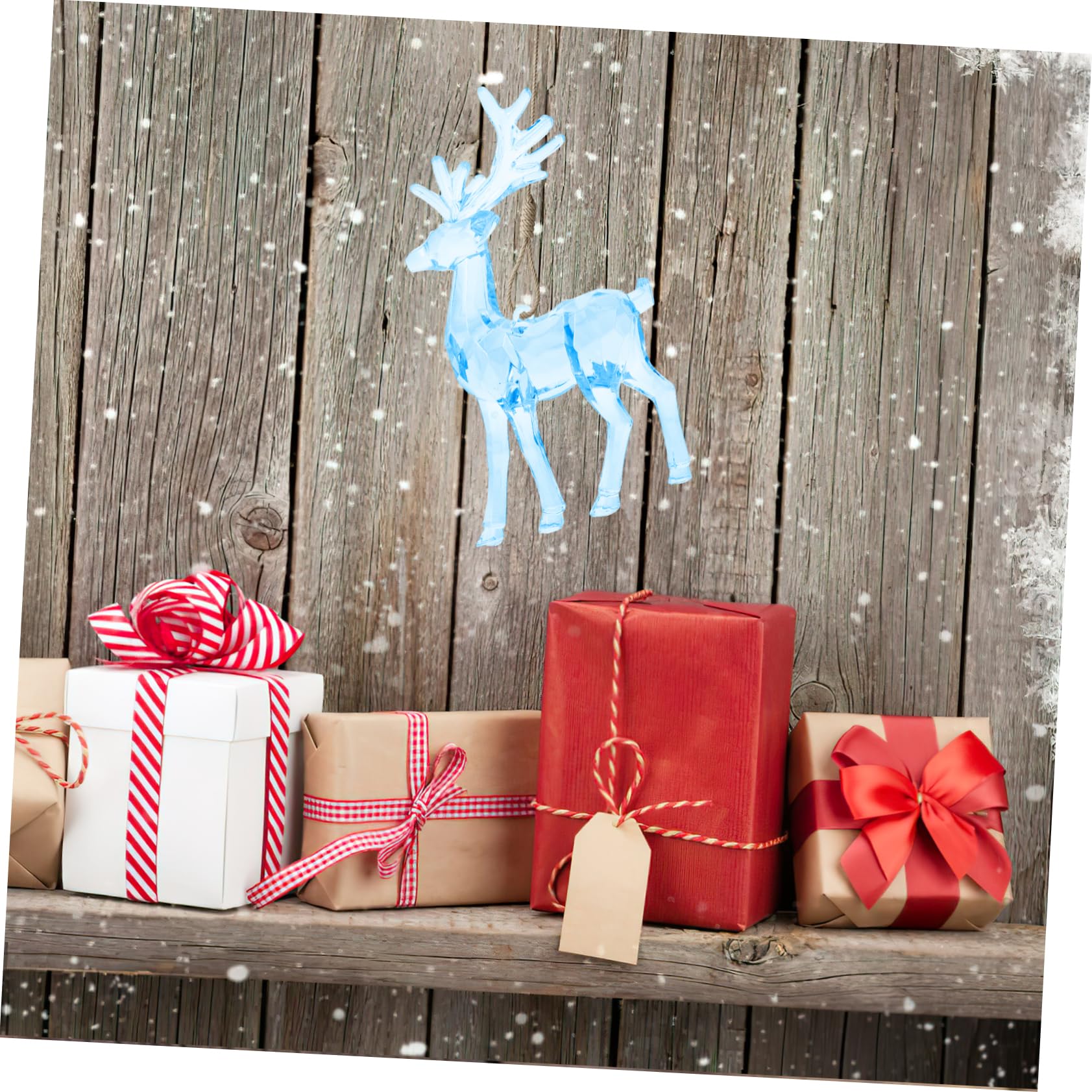 ABOOFAN Set Di 4 Ornamenti Per Albero Di Natale A Forma Di Pendenti in Acrilico A Forma Di Per Decorazioni Natalizie 2 Pezzi * 4