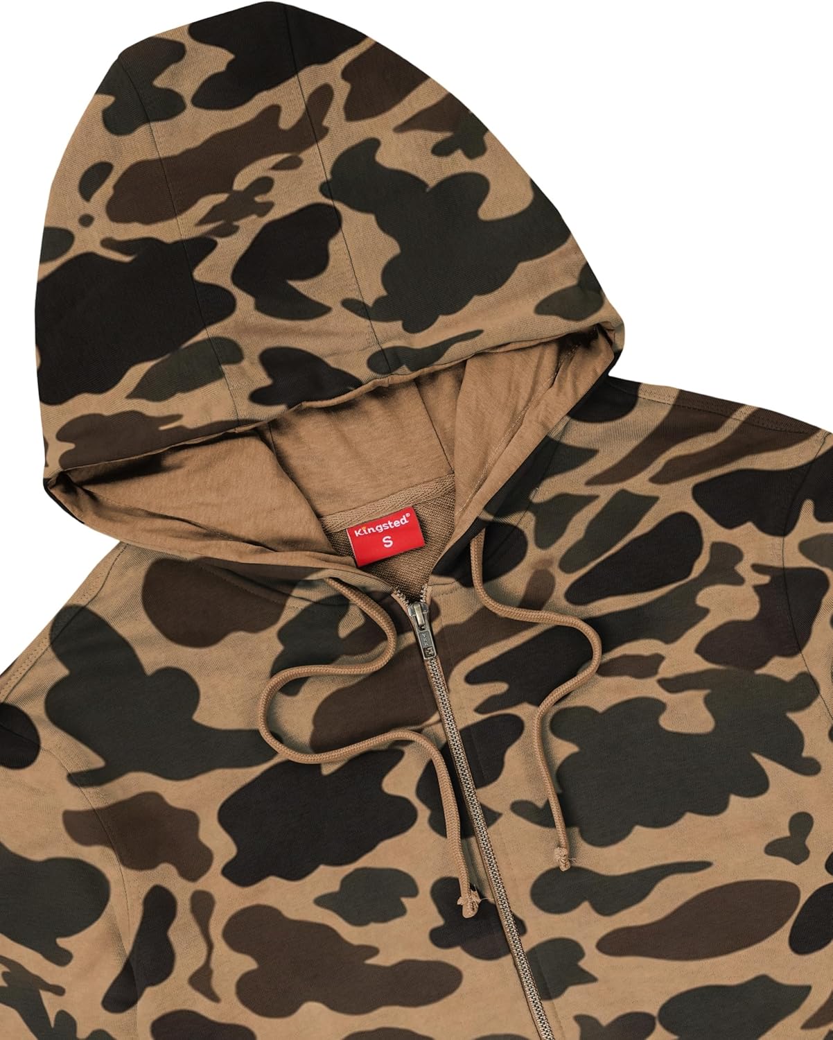 Kingsted Zip Up Hoodie for Men – Super Soft Lightweight Sweatshirt – Premium Terry Fabric – Classic Everyday Comfort Fit