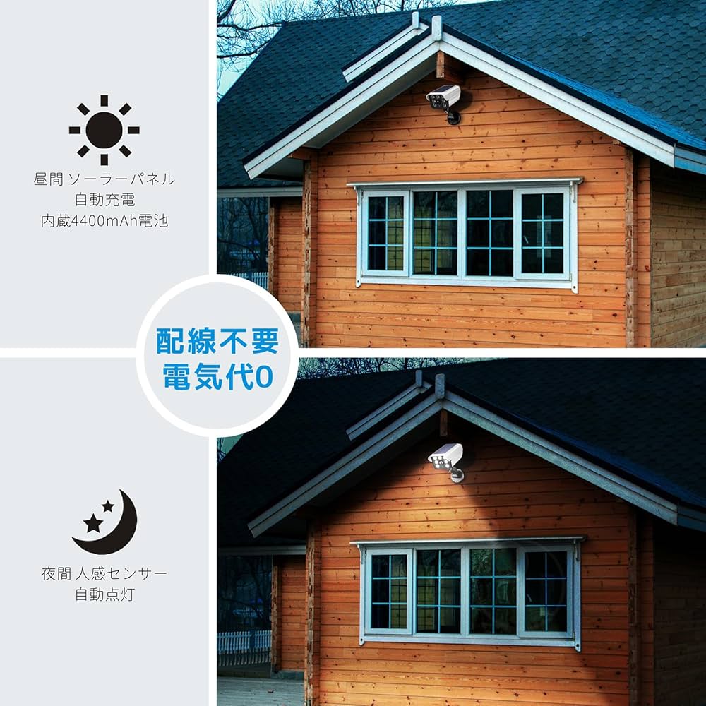 Amazon.co.jp: ANOTEK センサーライト 屋外 ソーラー人感