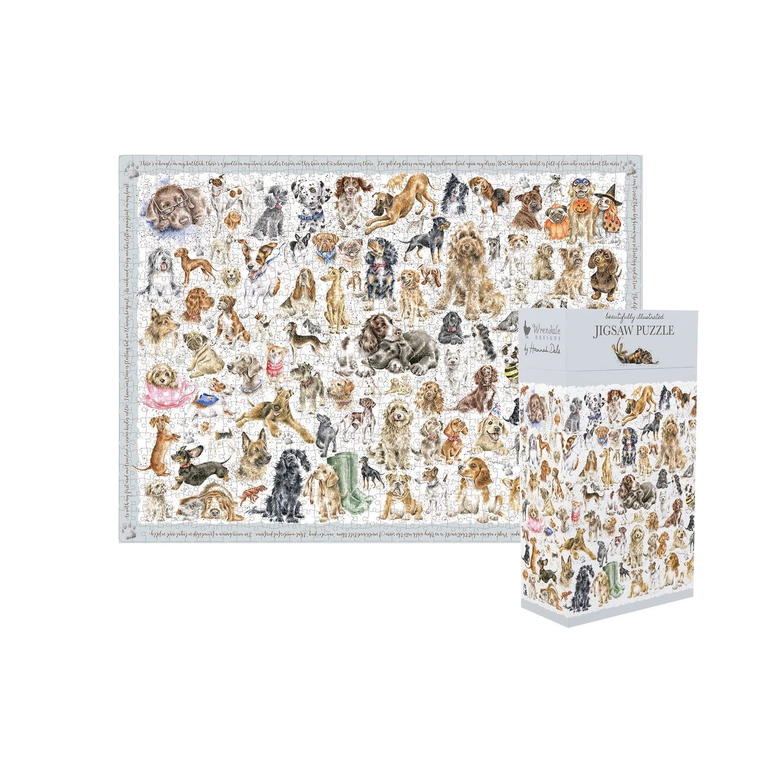 Wrendale Designs by Hannah Dale - A Dogs Life Jigsaw Puzzle - 1000 Pieces