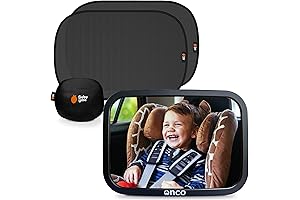 Onco Baby Car Mirror and Window Shades
