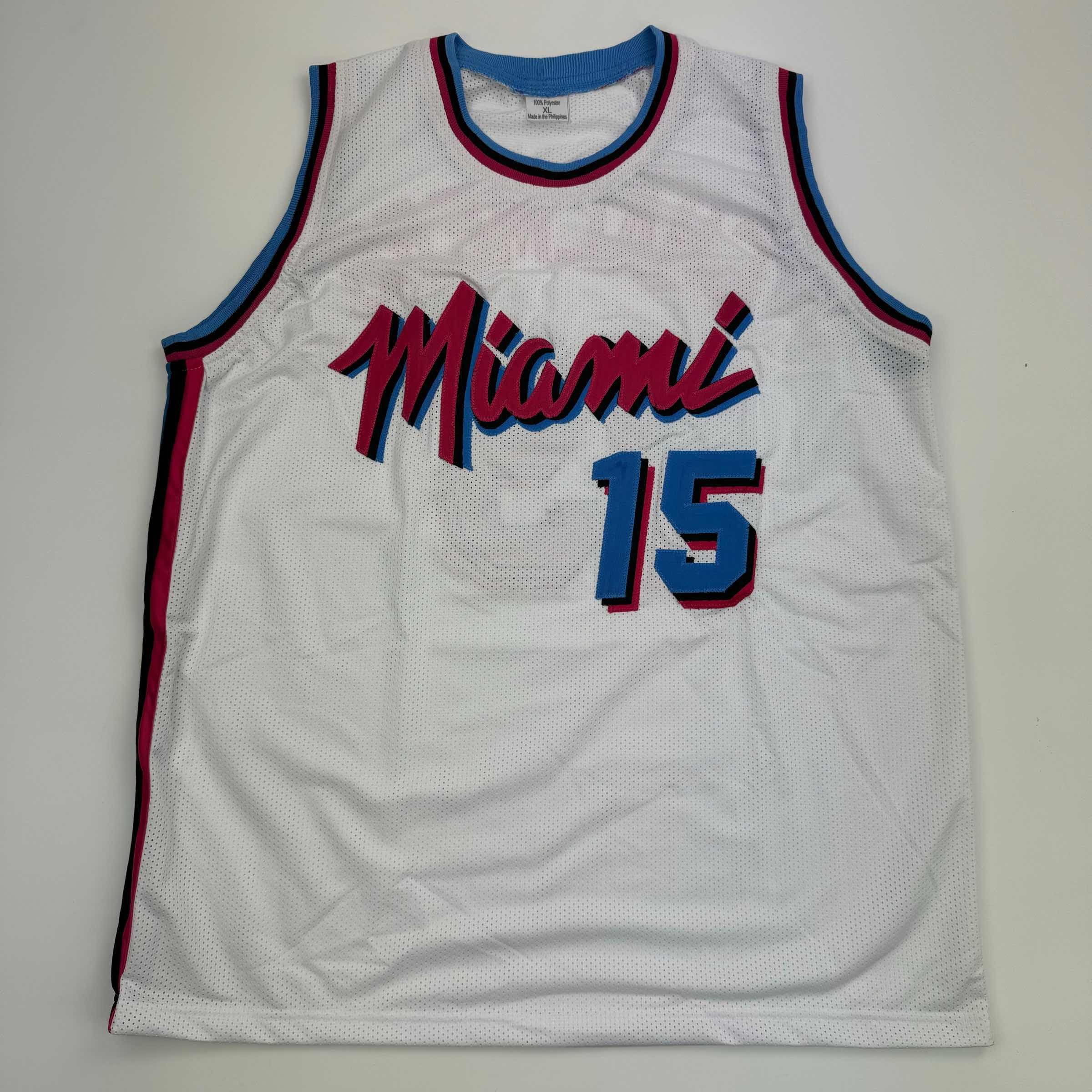 Autographed/Signed Mario Chalmers Miami Vice White Basketball