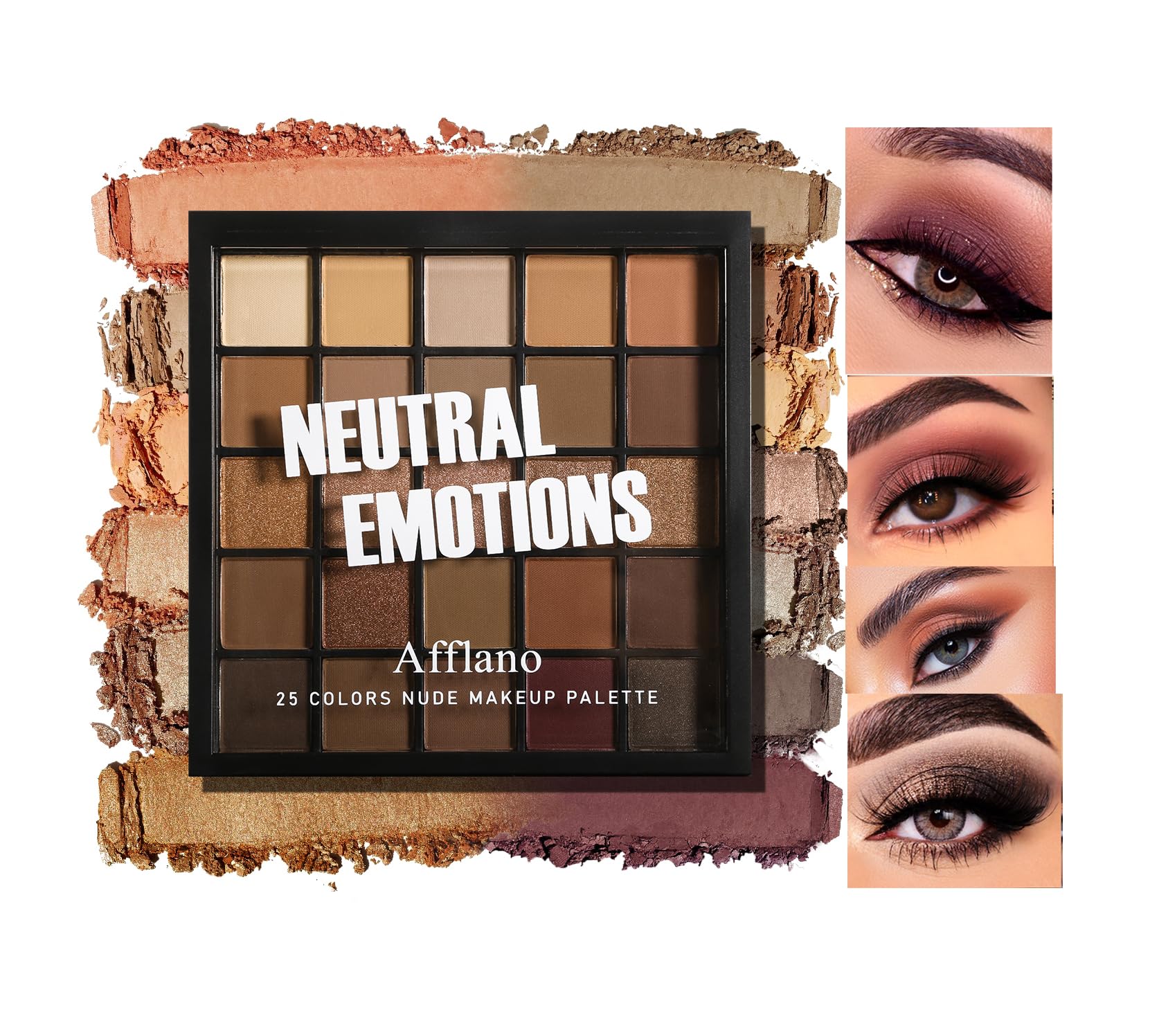 Amazon.com : Nude Neutral Eyeshadow Palette Makeup Matte Shimmer