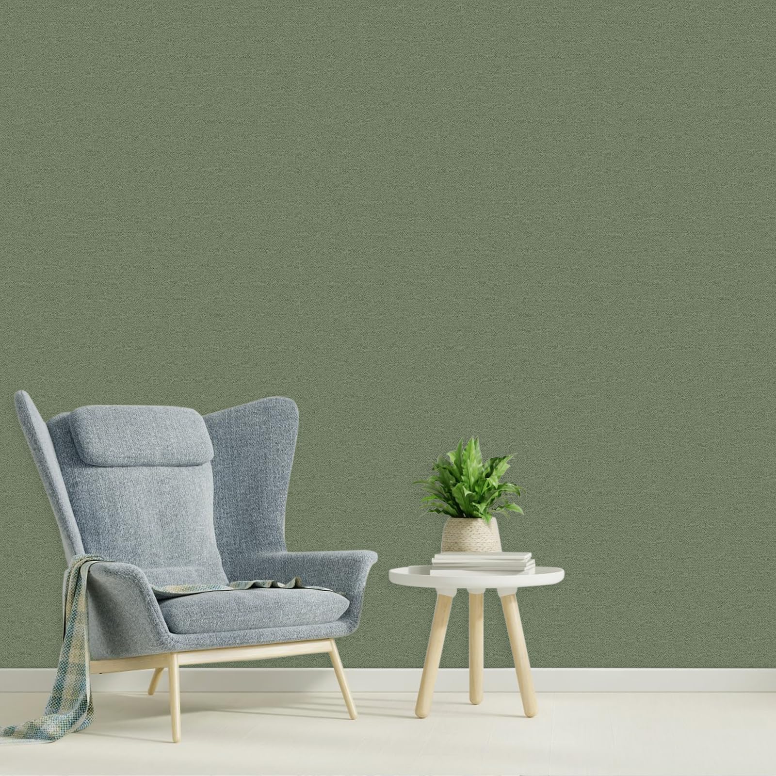 Decoroom Samoprzylepna matowa, ciemnozielona, 60 x 500 cm, wodoszczelna